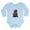 Sky Blue, variant on CafePress - Brown Newfie Long Sleeve Infant Bodysuit - Long Sleeve Cotton Baby Bodysuit
