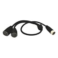 thumbnail image 3 of Cateissary MIDI 5 Pin Male to 2 Converter Female Din-5 Cable for MIDI Keyboard Piano Type3, 3 of 5