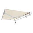 thumbnail image 5 of Awntech 20 Ft Destin Left Motorized Heavy Duty Patio Retractable Awning with Protective Hood (240in x 10.38in x 120in), Linen, 5 of 8