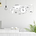 thumbnail image 4 of Binwennn Cooking Timers for Kitchen Dog World Map Wall Clock Home Bedroom Wall Personality Wall Clock, 4 of 7