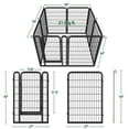 thumbnail image 6 of Yaheetech 40" H Heavy Duty Pet Playpen, Black, 8 Panel, 6 of 7