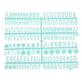 thumbnail image 1 of Uxcell Tableau de Lettres en Feutre Lettres Chiffres Symboles 3/4 Pouces Vert Pâle Alphabet Tableau de Messages Modifiable, 1 of 6