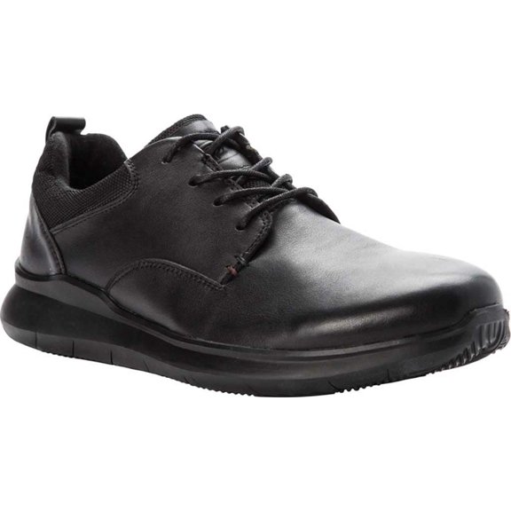 Men's Propet Vinn Oxford Black Soft Leather 10.5 5E