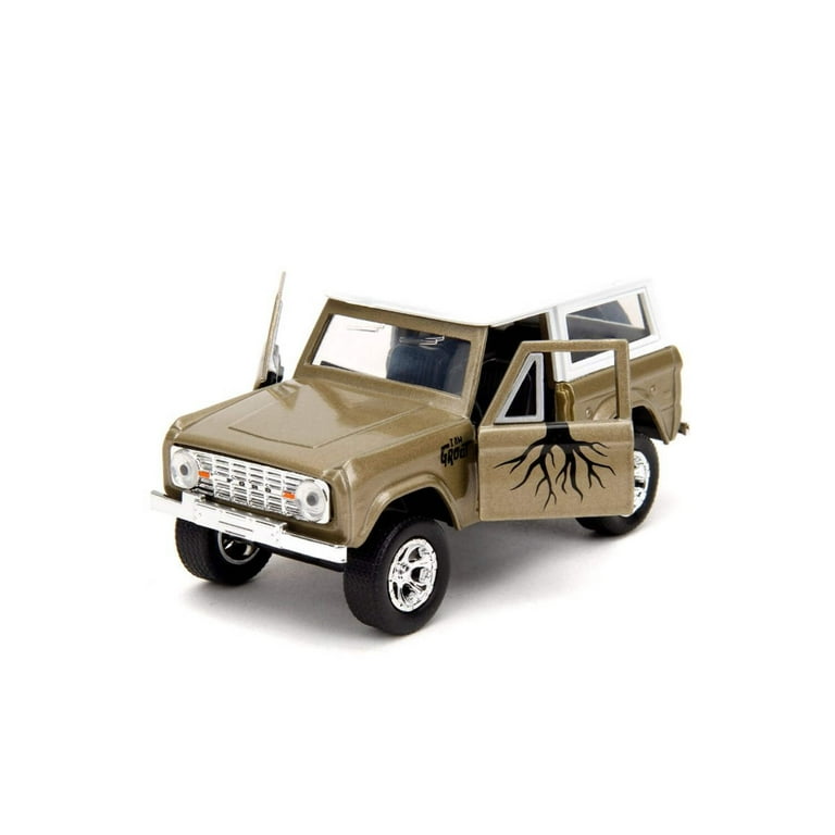 Jada Toys, GotG 73 Ford Bronco Vehicle and Groot Figure, Green