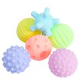 thumbnail image 1 of Dog Squeaky Ball Soft: 6PCS Assorted Funny Puppy Fetch Ball Dog Chew Toy for Pet, 1 of 10