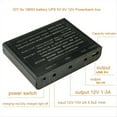 thumbnail image 3 of USB para Salida de 12 V CC, 6 Baterías 18650, Caja de Bricolaje para UPS para Teléfono Móvil, Enrutador WiFi, Luz LED, Cámara de Seguridad, 3 of 5