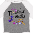 thumbnail image 4 of Inktastic Thankful and Blessed Inspirational Saying with Flowers Boys or Girls Long Sleeve Baby Bodysuit, 4 of 5