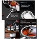thumbnail image 5 of Juego de caja de condimentos de acero inoxidable con tapas de vidrio y cucharas: organizador de tarros de especias de cocina para almacenar sal, pimienta y azúcar, 5 of 7