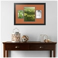 thumbnail image 2 of ArtToFrames Collage Photo Picture Frame with 1 - 8.25x11 and 2 - 4x6 Openings, Framed in Black with Red Orange and Black Mats (CDM-3926-75), 2 of 8