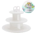 thumbnail image 1 of Support à Cake Pop Multi-Usage Créatif 3 Niveaux Support à Cupcakes Support à Sucettes, 1 of 10