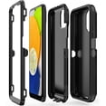thumbnail image 5 of NIFFPD Galaxy A03 Case, Samsung A03 Case, Dual Layer Heavy-Duty Rugged Shockproof Anti-Drop Protective Case for for Samsung Galaxy A03 Black, 5 of 6