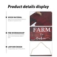 thumbnail image 2 of MLINS Rustic Brown Wooden Wall Decor Hanging Sign with Rope for Farmhouse Style Home Decoration, 2 of 8