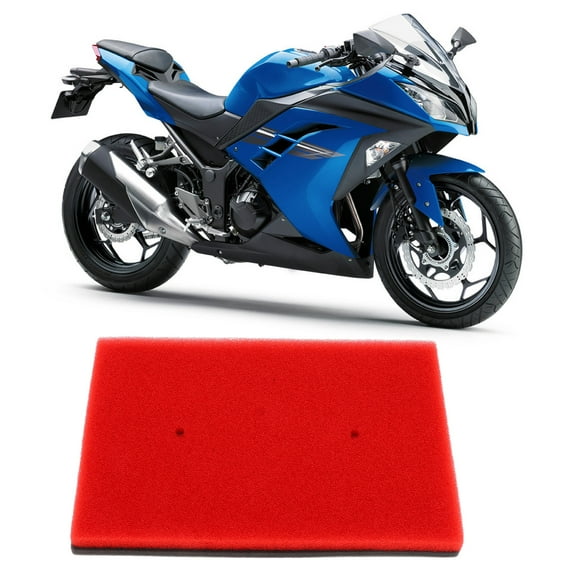 Powersport Air Filter,Motorcycle Air Filter Foam 11013-0020 Wear Reduction Replacement For 300 EX300 ABS KRT Edition 2016-2017