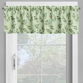 thumbnail image 4 of Ambesonne Spring Valance & Curtain, Eucalyptus Leaves Ornament, 55"x24", Forest Green and Almond Green, 4 of 7