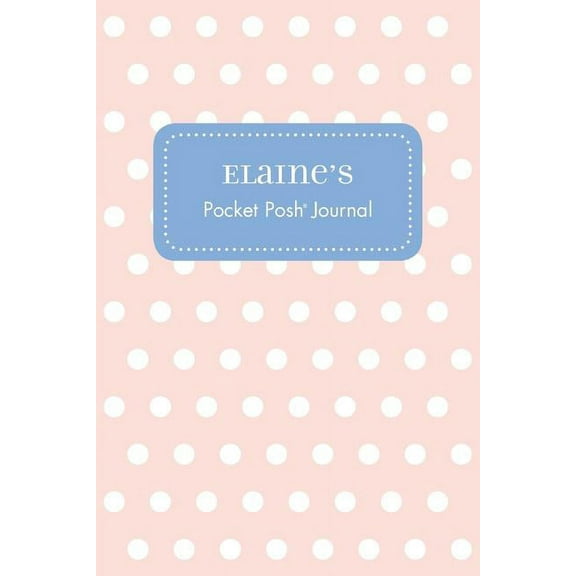 Elaine's Pocket Posh Journal, Polka Dot, (Paperback)