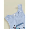 thumbnail image 6 of Newborn Baby Boy Girl 1st Birthday Golf Outfits Sleeveless Stripe Tank Romper Embroidery Jumpsuit Summer Clothes, 6 of 8