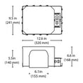 thumbnail image 2 of Nicor Lighting EFH6-LED 6 in. Fire Rated New Construction Recessed Housing with Ideal Quick Connect, Black, 2 of 2