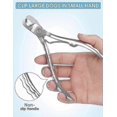 thumbnail image 3 of Heavy Duty Dog Nail Clipper with Razor Sharp Stainless Steel Blade, 3 of 5