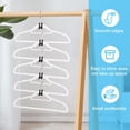 thumbnail image 4 of 100 PCS Clothes Hanger Connector Hooks, Outfit Hangers, Hanger Extender Clips, Cascading Hanger Hooks, Space Saving Hangers, Heavy Duty Space Saving for Close(Red), 4 of 5