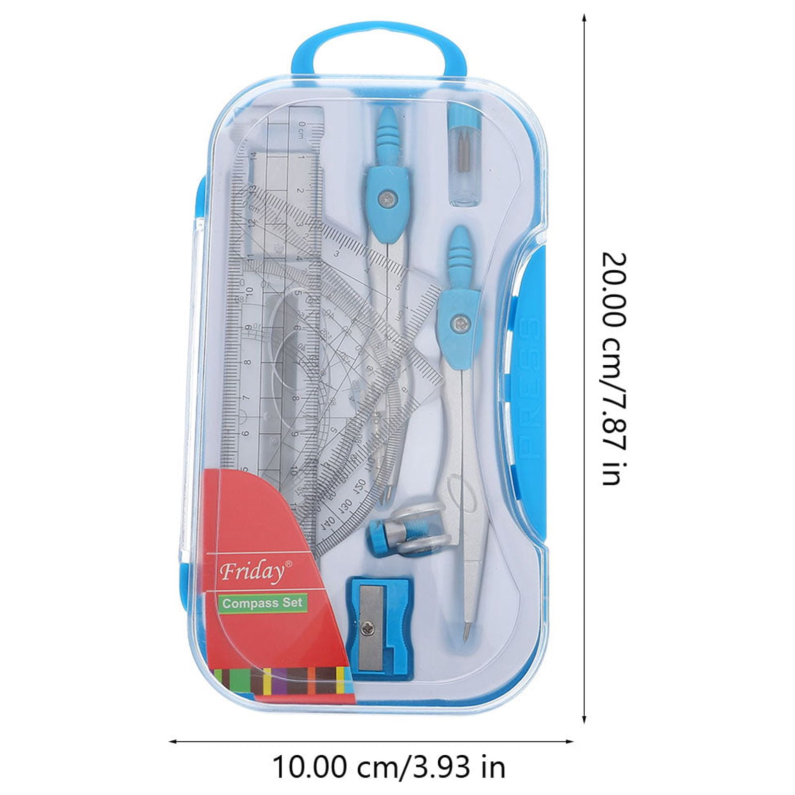 TAILTOSS Multifunctional Drafting Tools Sky-Blue for Artist and Engineer 3Sets