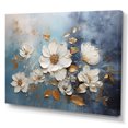 thumbnail image 2 of Designart "Dreamy Floral Triad II" Seasonal Flowers Canvas Wall Art, 2 of 7