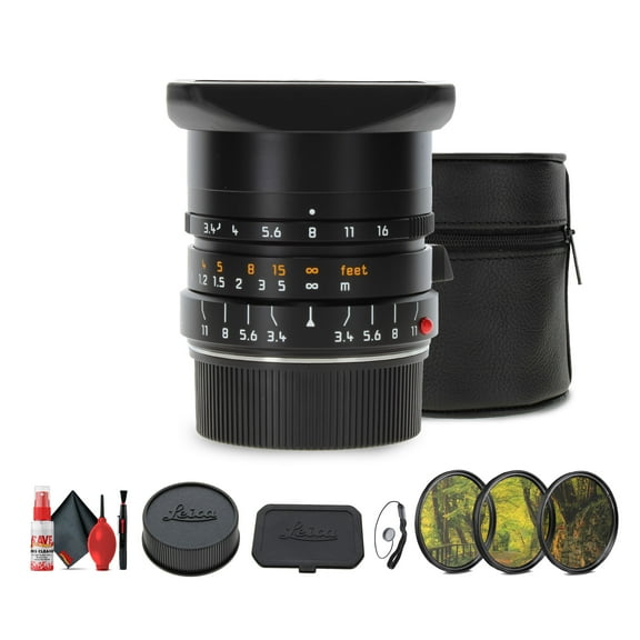 Leica Super-Elmar-M 21mm f/3.4 ASPH. Lens   Lens Filter Kit   Cleaning Kit   More