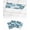Dusty Blue, Navy, White, variant on 1 Pack Fluorescent Light Cover for Ceiling Lights, Blue Sunflowers Magnetic Classroom Light Filters 4x2 Feet, Flowers Modern Abstract Art Decorative Ceiling Shade Panel for Office