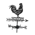 thumbnail image 3 of harayaa Decorative Metal Weather Vane, Durable Wind Direction Accessory for Garden Roof, Rooster, 3 of 8