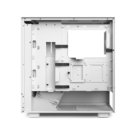 NZXT - H5 Flow RGB ATX Mid-Tower Case with RGB Fans - White