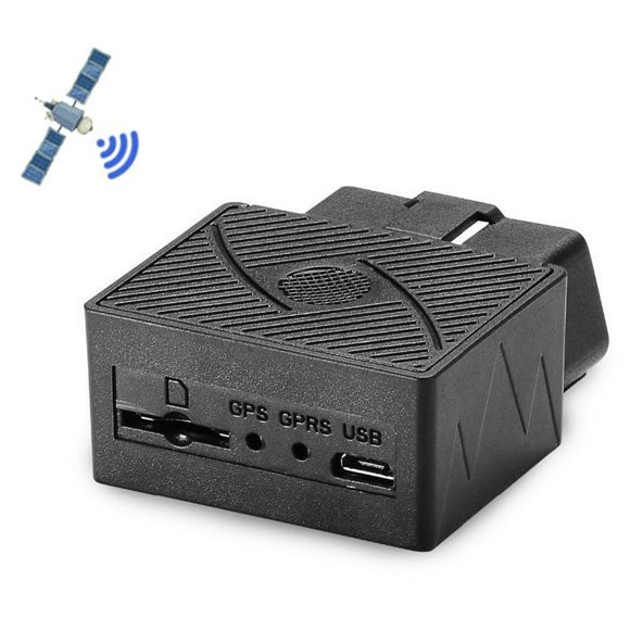 OBD II Realtime GPS Tracker 16PIN OBD Mini Plug Play Car GSM OBD2 Tracking Device OBD II GPS Locator With Software/APP