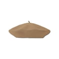 thumbnail image 1 of Classic Wool Beret One Size Adult - , Khaki, 1 of 1