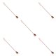 thumbnail image 1 of Kearding Cuchara para bebidas de barra de acero inoxidable con mango largo, agitador con patrón en espiral, tenedor para mezclar, cucharas, Type2 NO2, 1 of 6