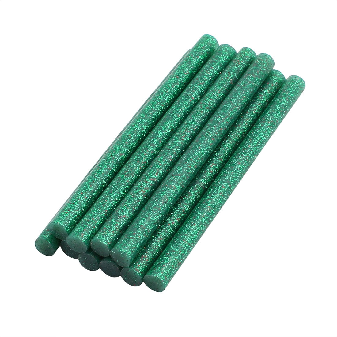 10pcs 7mm x 100mm Economy Hot Melt Glue Sticks Green for DIY Small Craft Project