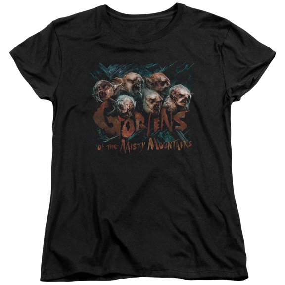 The Hobbit Misty Goblin S/S Women's T-Shirt Black