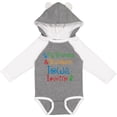 thumbnail image 3 of Inktastic Iowa Grandma Grandpa Loves Me Boys or Girls Long Sleeve Baby Bodysuit, 3 of 5