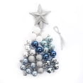 thumbnail image 3 of TheFound Christmas Balls, Solid Color Ball Decorative Artware Festival Ornament, 3 of 8