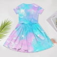 thumbnail image 4 of MIASHUI Robe Sans Manches à Imprimé Floral pour Filles, Tenue Décontractée Confortable pour Fête d'Été pour Tout-Petits Enfants Rose Clair, 9-10 Ans, 4 of 7