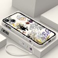 thumbnail image 1 of Ones Pieces Luffys Gear 5 Phone Case For Apple iPhone 15 14 13 12 11 Pro Max Plus 8 7 SE Liquid Left Rope Capa Cover, 1 of 1