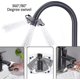 thumbnail image 2 of Faucet Aerator, 360 Degree Swivel, 2 Modes Adjustable Kitchen Faucet Filter Bubbler For Kitchen Bathroom, 22mm Internal Thread, Black, 1pcs U, 2 of 2