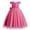 Hot Pink, variant on Pejock 3-12 Years Kids Pageant Flower Girl Dress Little Girls Party Wedding Formal Dresses Kids Dress Girls Sleeveless Princess Dress Butterfly Sequin Mesh Dress Tufted Dress