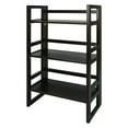 thumbnail image 4 of 3-Shelf Folding Student Bookcase 20.75" Wide-Espresso, 4 of 11