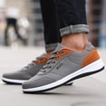 thumbnail image 5 of RotHome Mens Comfortable Dress Shoes Casual Tennis Sneakers Breathable Mesh Upper Lightweight Flexible Non-Slip Rubber Sole Walking Shoes for Men, 5 of 9