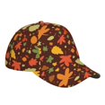 thumbnail image 3 of Disketp Autumn Leaves Print Baseball Caps For Outdoor Sports Fashion Casual Outdoor Caps Men Women, 3 of 9