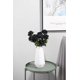 thumbnail image 5 of Ramo de flores de seda de rosas artificiales, arreglos de boda para el hogar, oficina, negro (10 piezas), 5 of 5