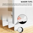 thumbnail image 3 of Door Draft Stopper for Bottom of Door, Adjustable Weather Stripping Door Seal for Cold Insulation, Under Door Sweep for Exterior & Interior Doors, Door Bottom Seal Blocker Noise (39inch,Black), 3 of 9