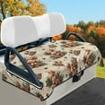 thumbnail image 2 of Yuyamidu Highland Cow Golf Cart Seat Cover Christmas Golf Cart Cushion Cover Universal Fits 2 Passenger Club Car Seats Covers, Fluffy Flannel, 2 of 8
