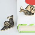 thumbnail image 4 of 2 piezas de caracoles decorativos para exteriores, estanques, jardín, figura de caracol de latón con efecto decorativo, el significado del caracol camina lentamente, 4 of 6