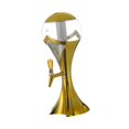 thumbnail image 1 of Dispensador de cerveza 3L Accesorio de accesorios creativos grandes capacidad con congelada Dispensador de bebidas para el restaurante de picnics KTV Outdoor oro, 1 of 8