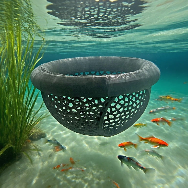 fish hiding accessories Floating Betta Hide: Create a Stress-Free, Natural Resting Spot for Yo Walter Lids Crafted with meticulous attention to detail Floating Fish Cave Aquarium Accessories