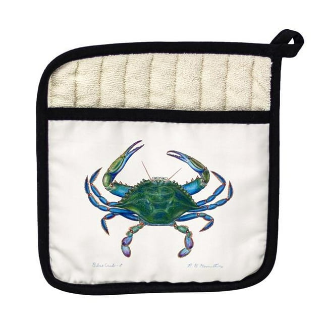 Betsy Drake PT005 Crabe Bleu - Porte-Pot Mâle